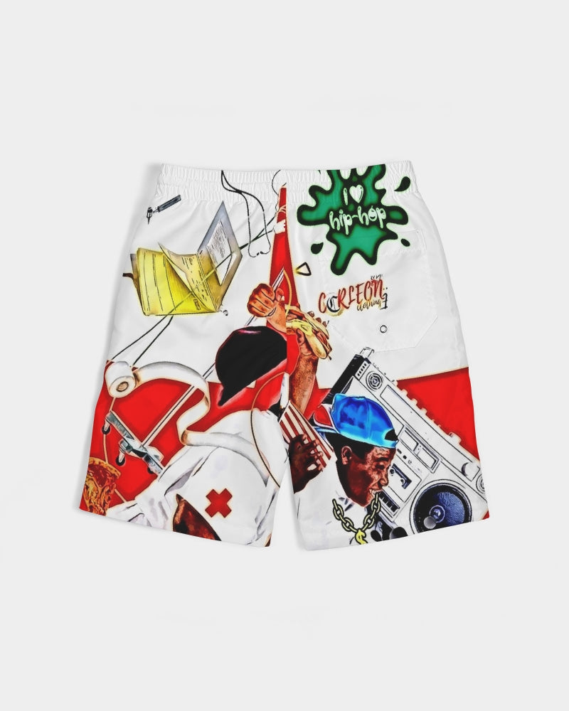 FAT BOYS CARTOON Boys Swim Trunk