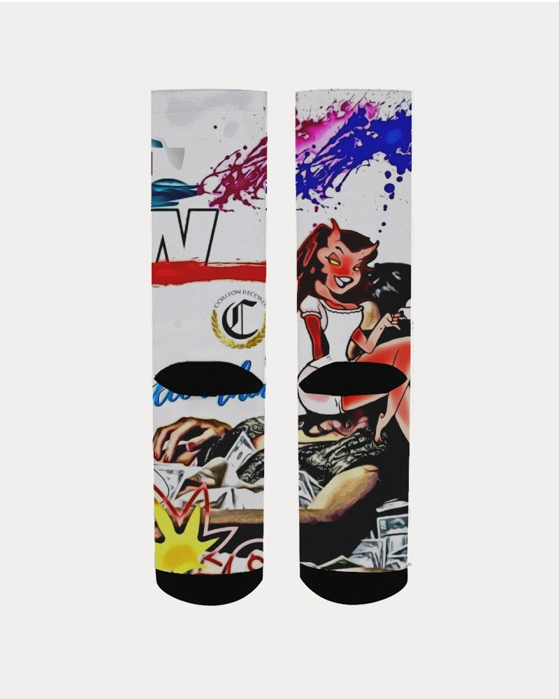 blow cartoon Men's Socks