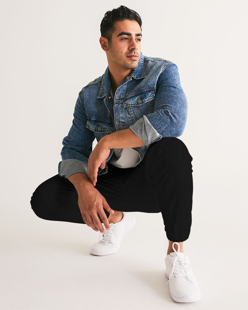BLACK ON BLACK (1) Men's Track Pants