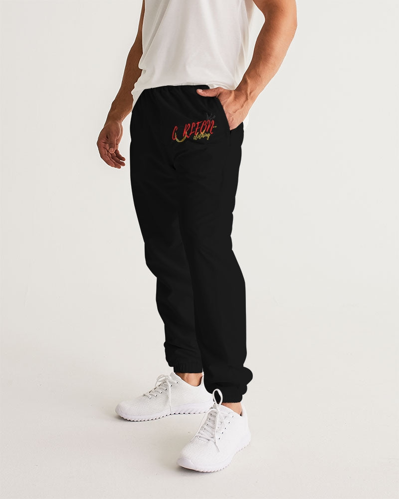 BLACK ON BLACK (1) Men's Track Pants
