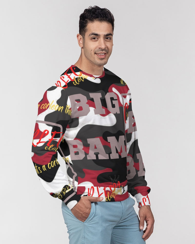 BIG BAMA (1) Men's Classic French Terry Crewneck Pullover