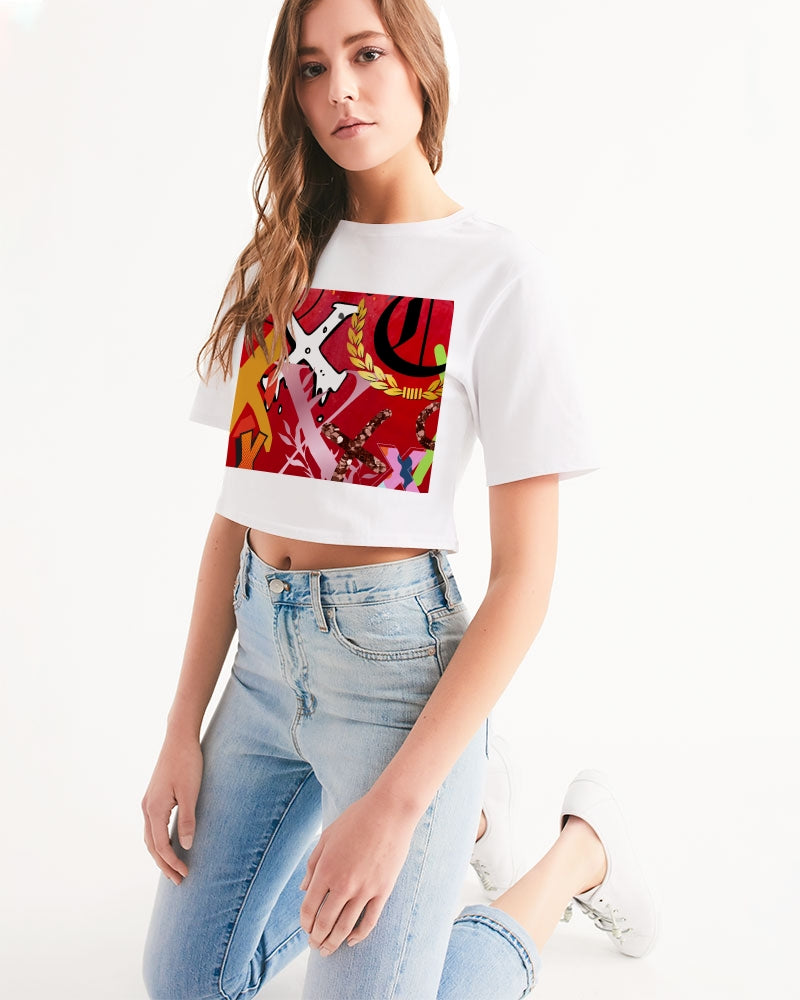 Untitled design (2) Women's Cropped Tee