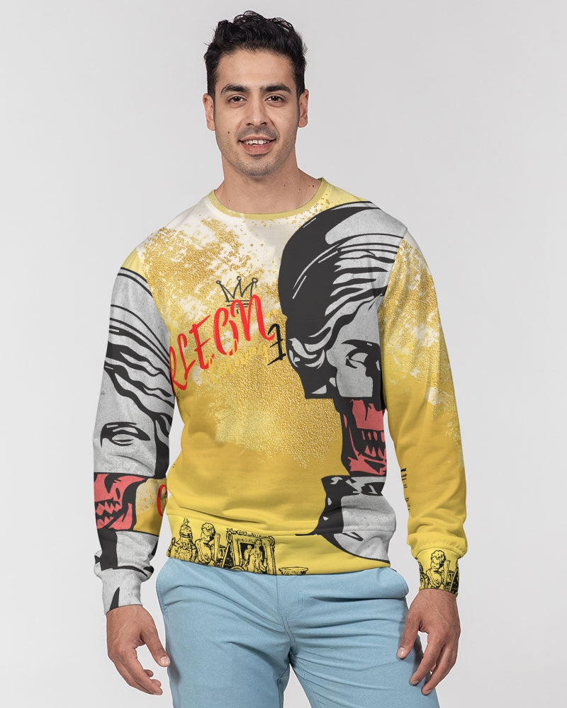 GOLD (1) Men's Classic French Terry Crewneck Pullover