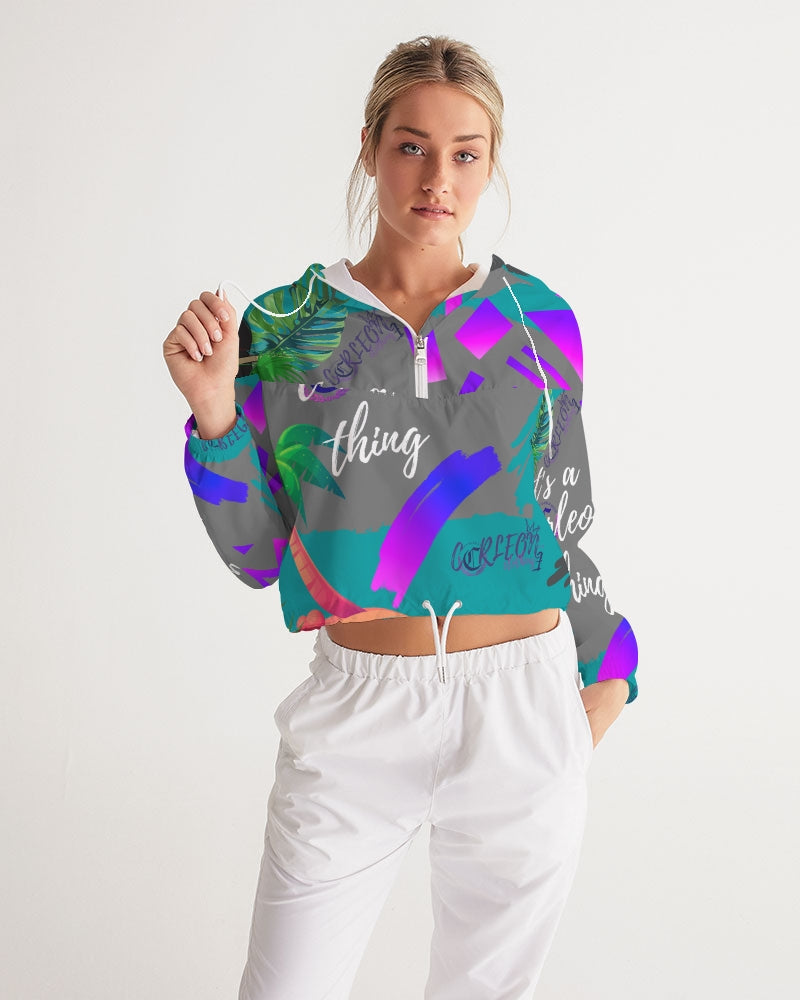 Wild Women's Cropped Windbreaker