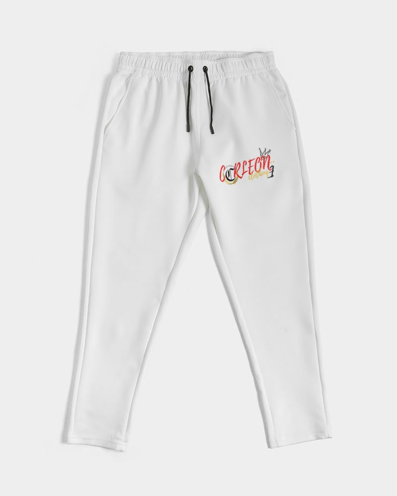 WHITE TEE (3) Men's Joggers