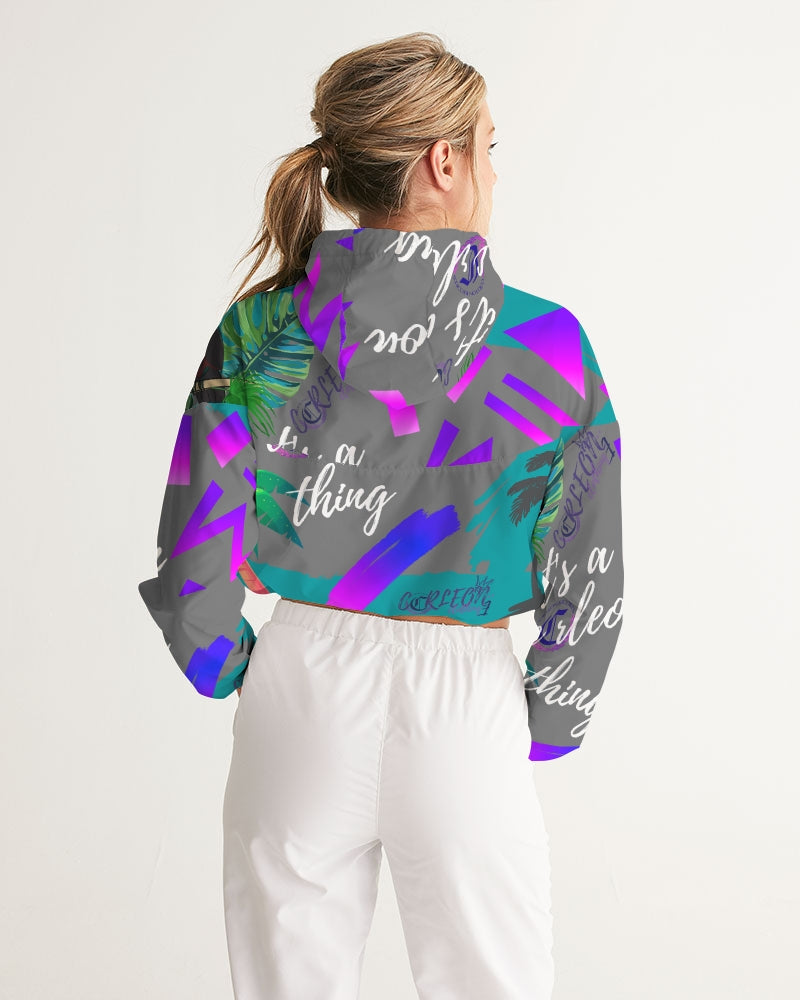 Wild Women's Cropped Windbreaker