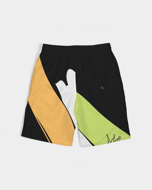 ALL BLACK (1) Boys Swim Trunk