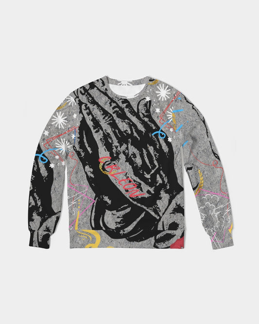 C RLEON (13) Men's Classic French Terry Crewneck Pullover