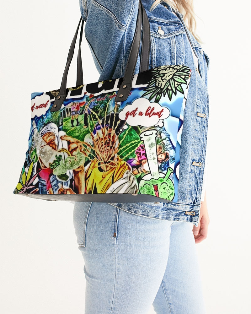 got weed how high cartoon Stylish Tote