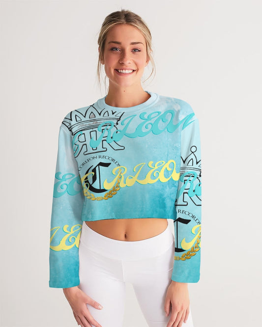 C RLEON Women's Cropped Sweatshirt