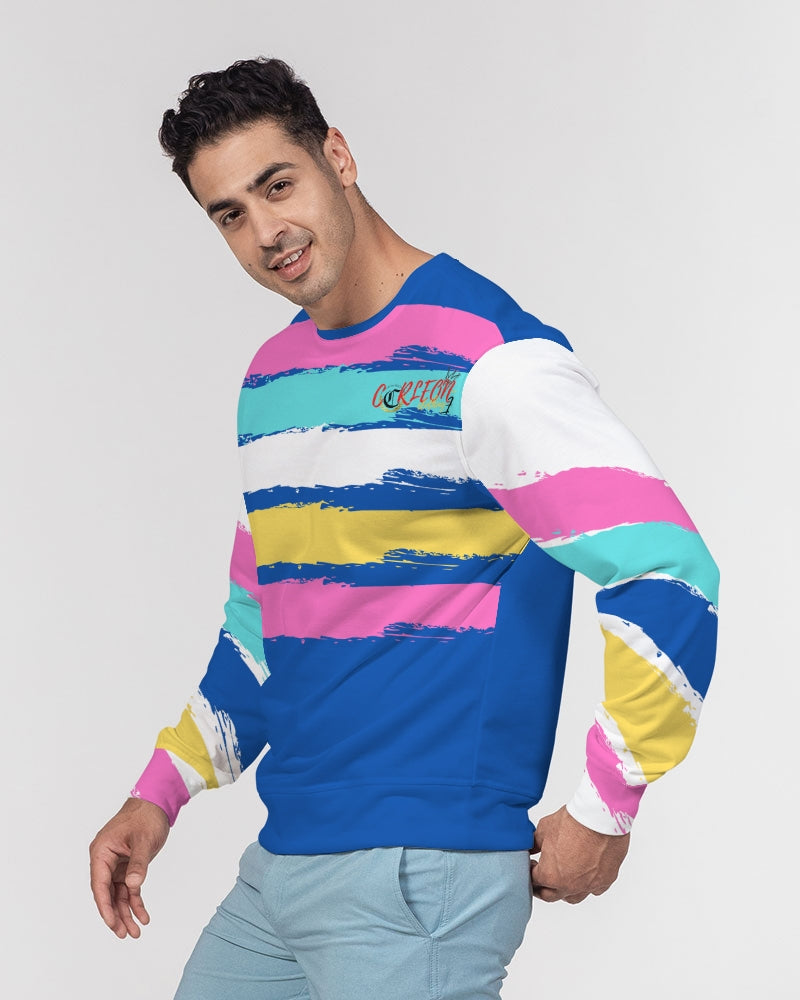 Untitled design (29) Men's Classic French Terry Crewneck Pullover