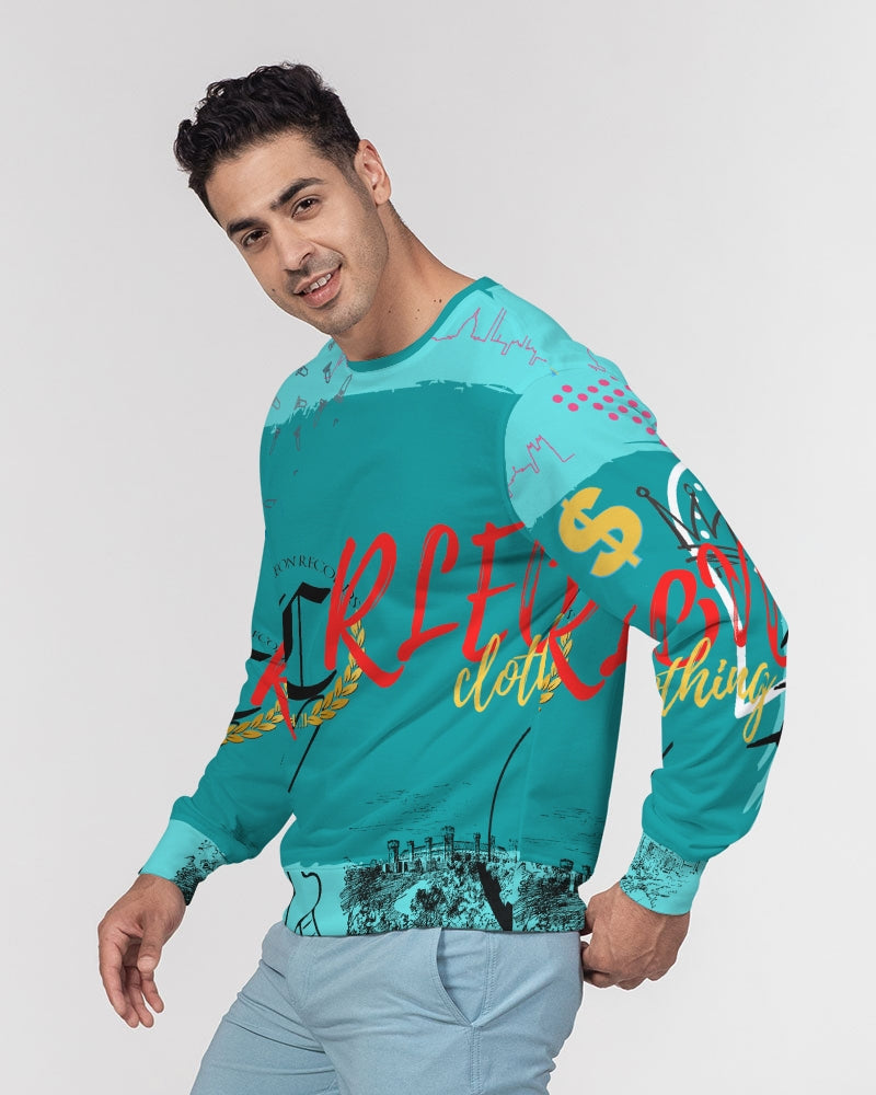 POLITICS Men's Classic French Terry Crewneck Pullover