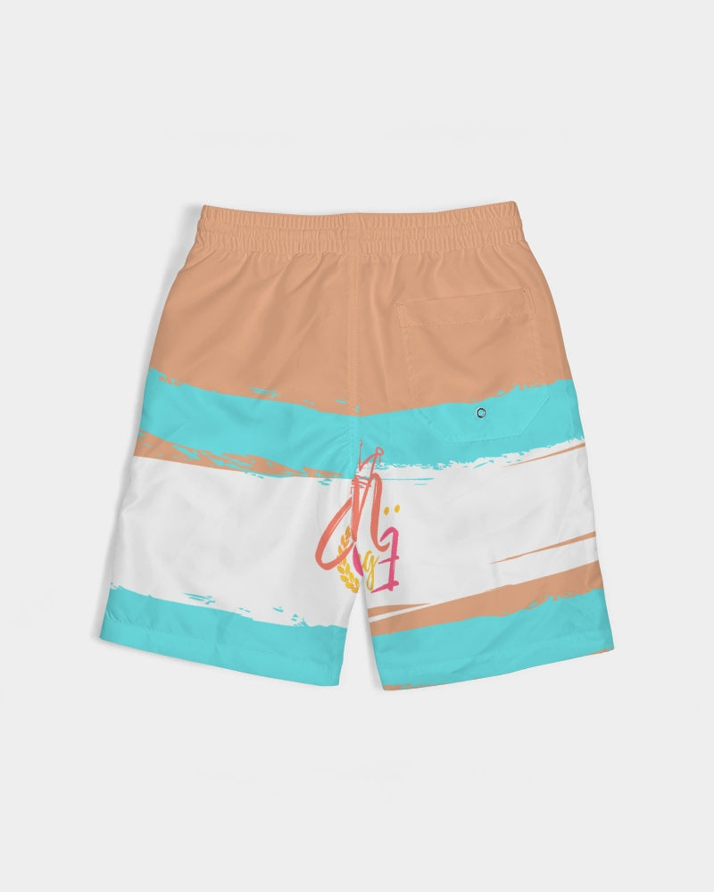 PEACH DRIP Boys Swim Trunk