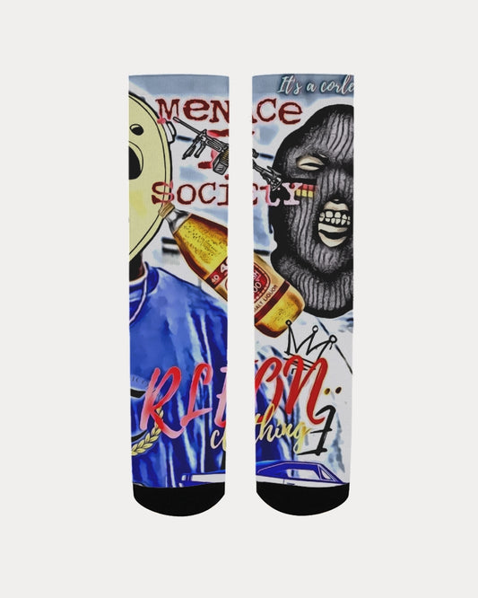 menace  cartoon Men's Socks