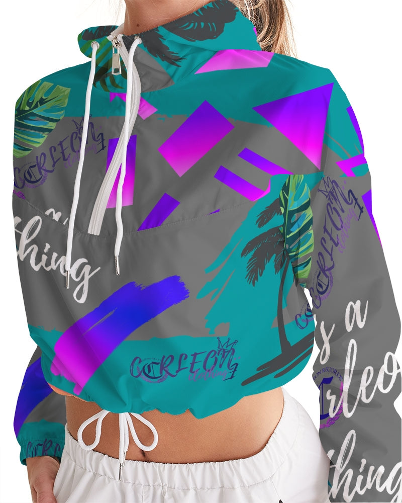 Wild Women's Cropped Windbreaker