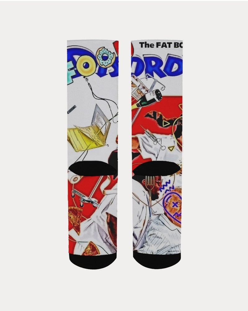 FAT BOYS CARTOON Men's Socks