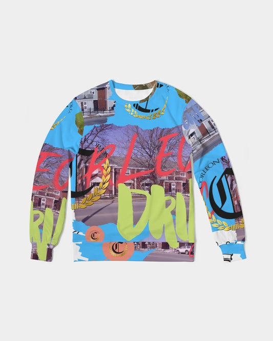 C RLEON (11) Men's Classic French Terry Crewneck Pullover
