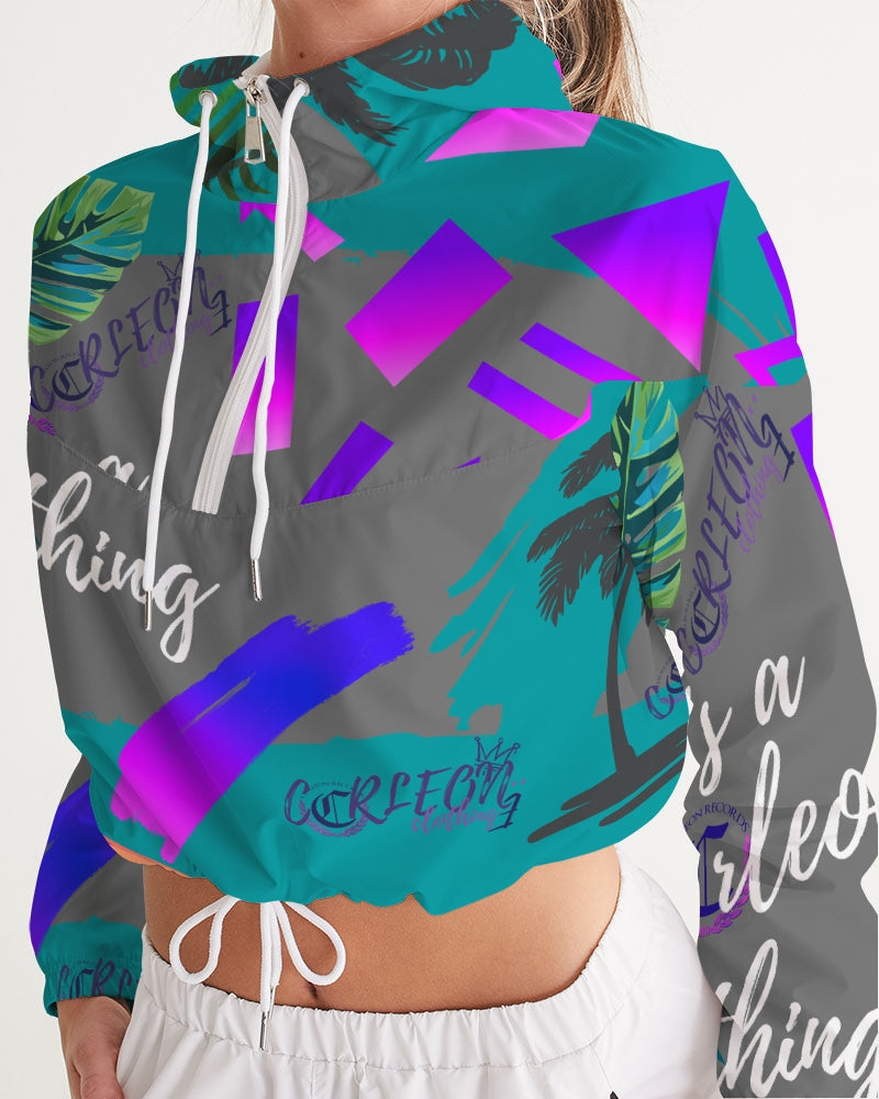 Wild Women's Cropped Windbreaker