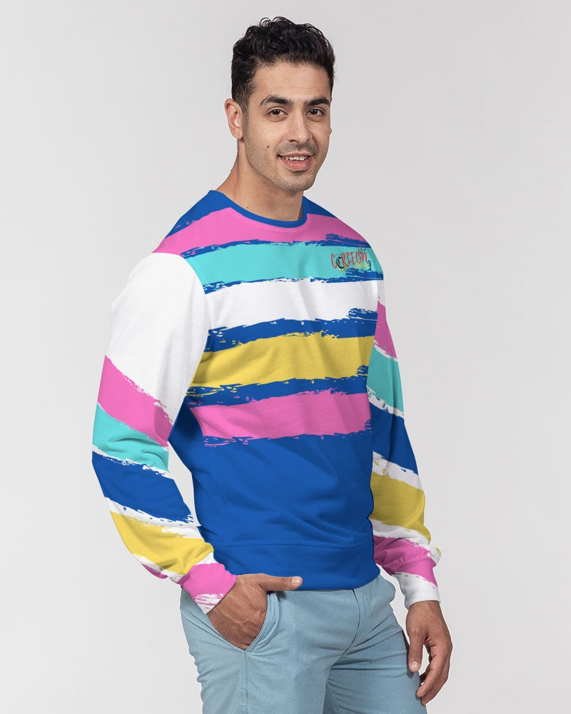 Untitled design (29) Men's Classic French Terry Crewneck Pullover