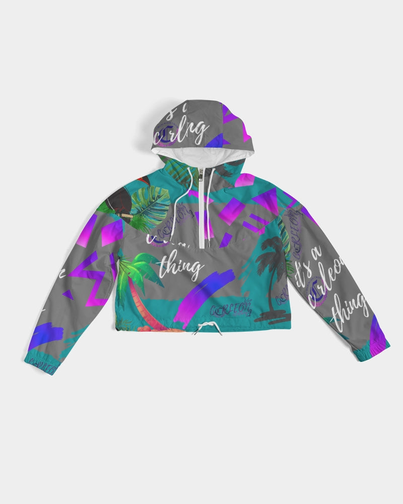 Wild Women's Cropped Windbreaker