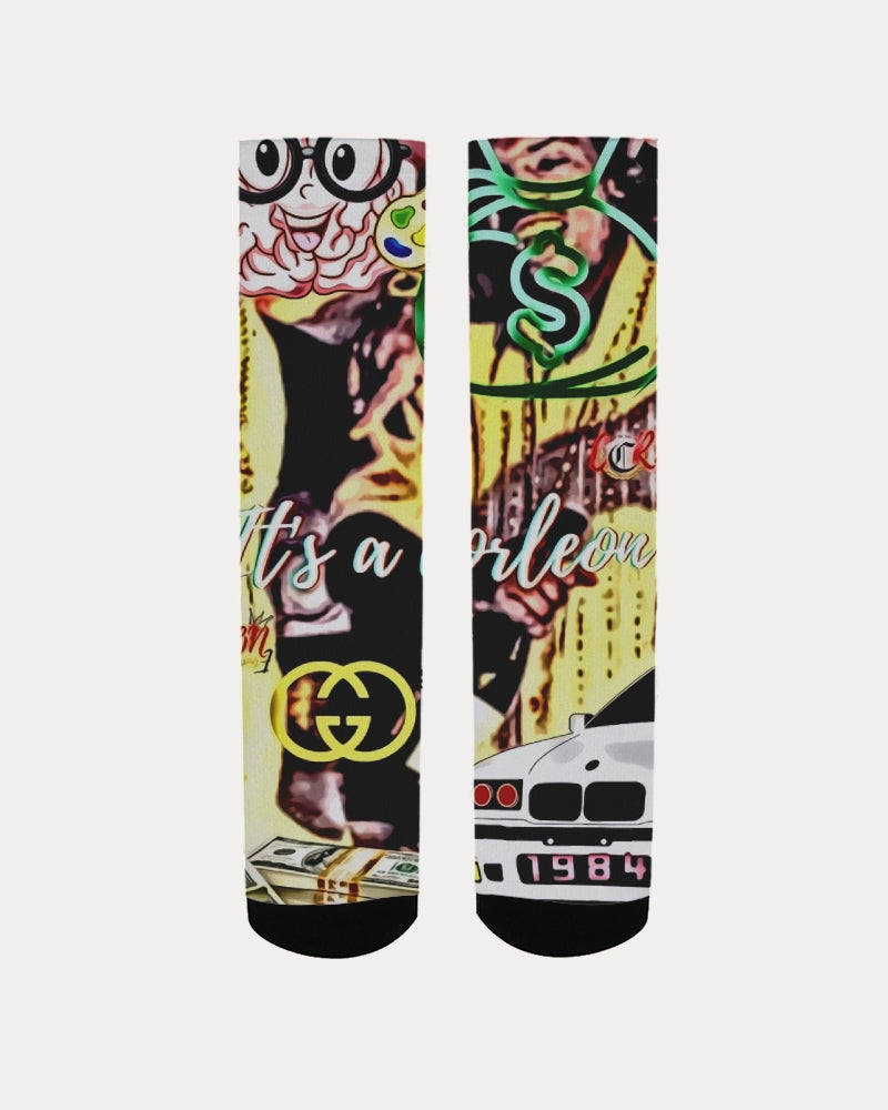 paid in full  cartoon Men's Socks