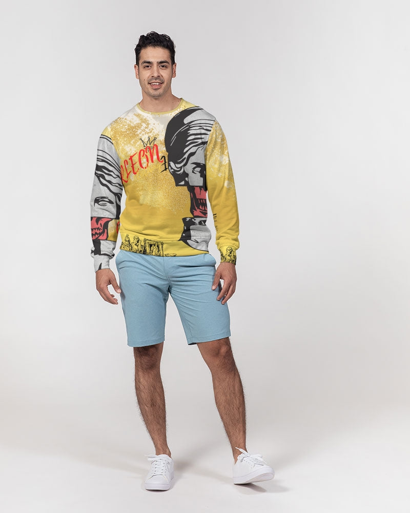 GOLD (1) Men's Classic French Terry Crewneck Pullover