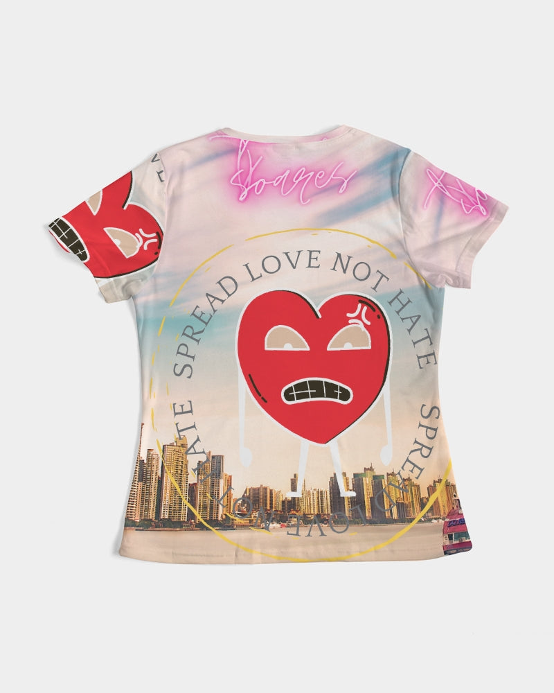 SPREAD LOVE NOT HATE SPREAD LOVE NOT HATE Women's Tee