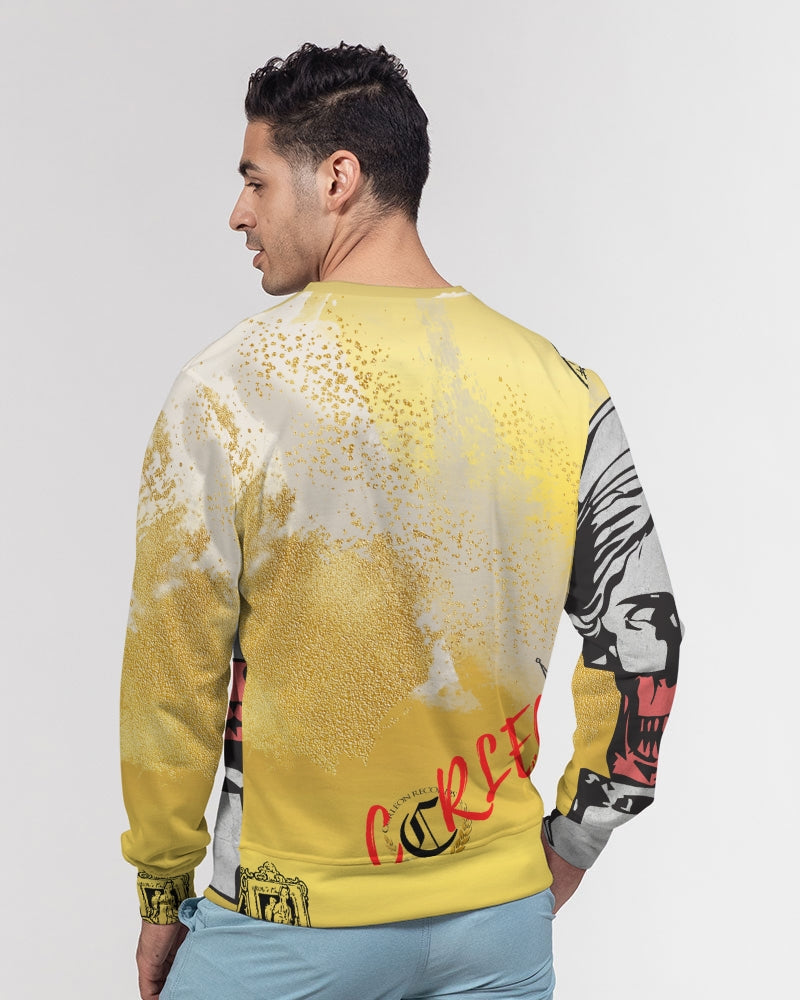 GOLD (1) Men's Classic French Terry Crewneck Pullover